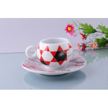 Porcelain Espresso Cup with Full Printing